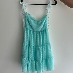 Lucy in the Sky mint/blue dress